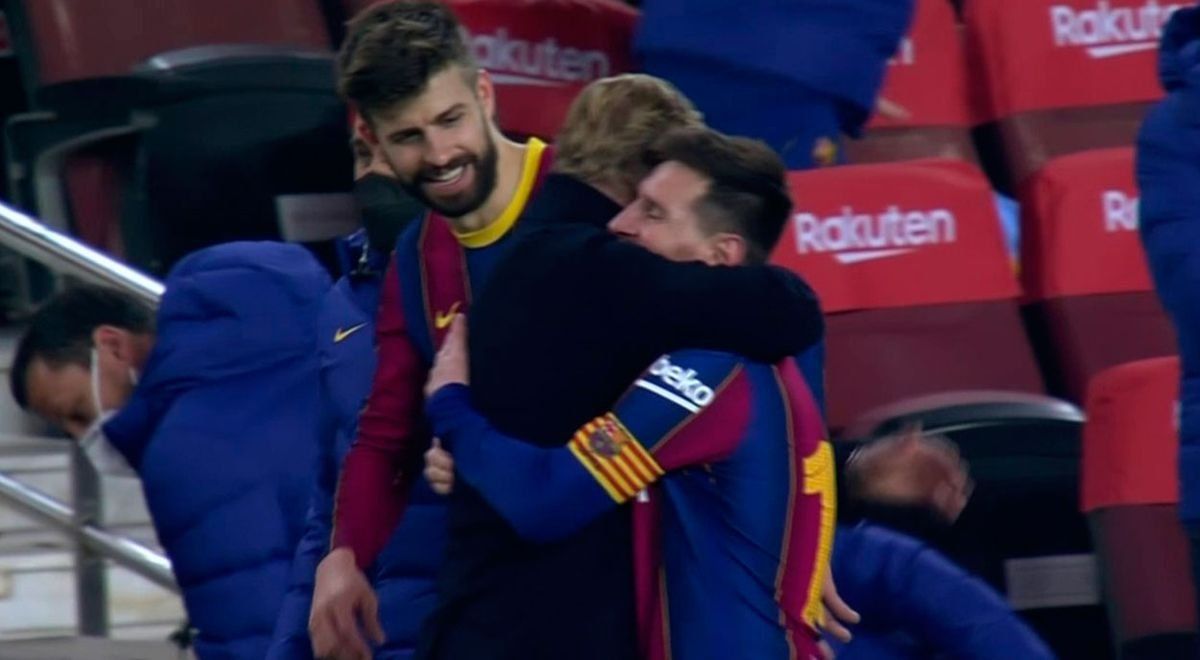 ¡Se calentó! Lionel Messi se encaró con el Sevilla