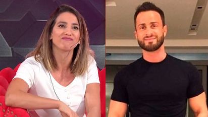El pase de factura de Cinthia Fernández a Martín Baclini en vivo