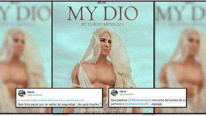 Flavio Mendoza en la presentación de su perfume echó al equipo de Este es el show