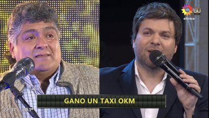 Un taxista se ganó un auto en Bienvenidos a Bordo, el programa de Guido Kaczka, y las redes explotaron