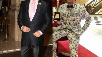 Guerra de modistos; Medina Flores se puso un traje rarísimo y Sergio Company lo destruyó: 