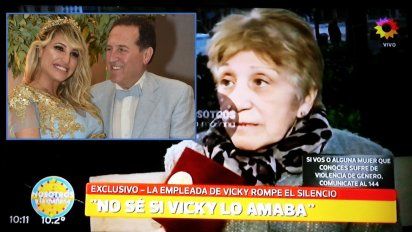 Tras la denuncia por violencia, la ex mucama de Vicky Xipolitakis habló de conflictos en la pareja: 