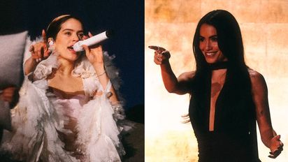 Lali Espósito sorprendió en el show de Rosalía: anunció su casamiento con Pedro Rosemblat