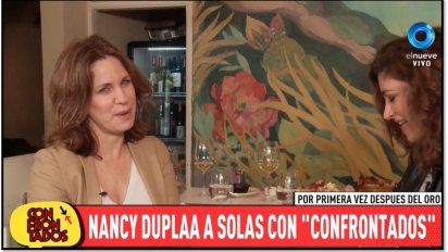 Nancy Dupláa dijo que se bancaría que Oreiro y Echarri hagan una novela juntos: 