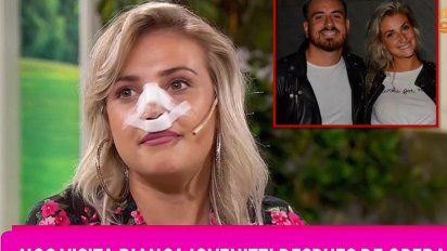 ¡¡Hay necesidad!! Bianca Iovanetti apareció recién operada y con vendas en un programa de TV 