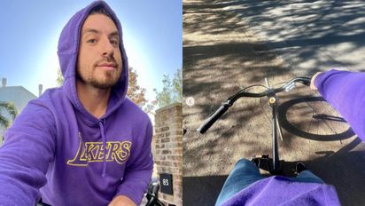 Fede Bal contó que aprendió a andar en bici hace unos días