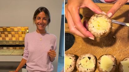 El secreto de María Belén Ludueña para preparar unos champiñones rellenos a la parrilla