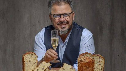 Donato de Santis viajó a Italia, tras finalizar las grabaciones de MasterChef Celebrity