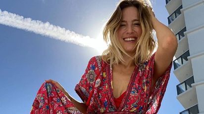 Luisana Lopilato y su familia la pasaron muy bien en Disney