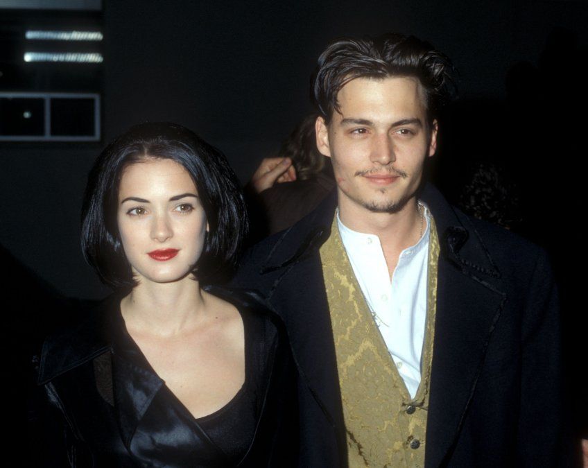 Winona Ryder y Johnny Depp fueron pareja en los 90 