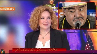 Andrea del Boca habló de sus romances y reveló qué pasó con Maradona: ''Llegué al hotel y tenía toda la habitación llena de rosas rojas'' 