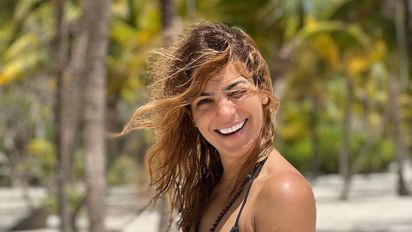 Fotos de las vacaciones de Agustina Cherri en México, junto a su pareja y su hija