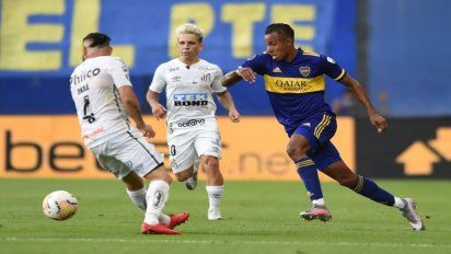 Boca Juniors empató con Santos en La Bombonera 
