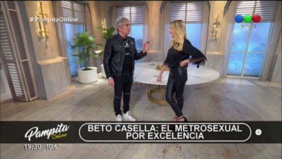 Sacaron del aire a Beto Casella cuando hablaba de Pampita en su propio programa: 