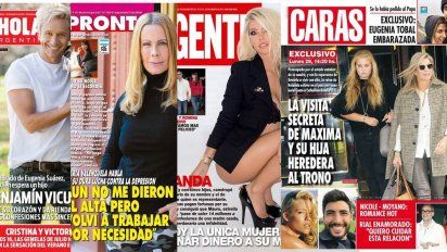 Salida al cine de Rial con su novia, Vicuña envidiado, María Valenzuela sin alta y Wanda en Argentina