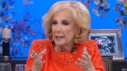 La angustia de Mirtha Legrand en medio de su programa: 