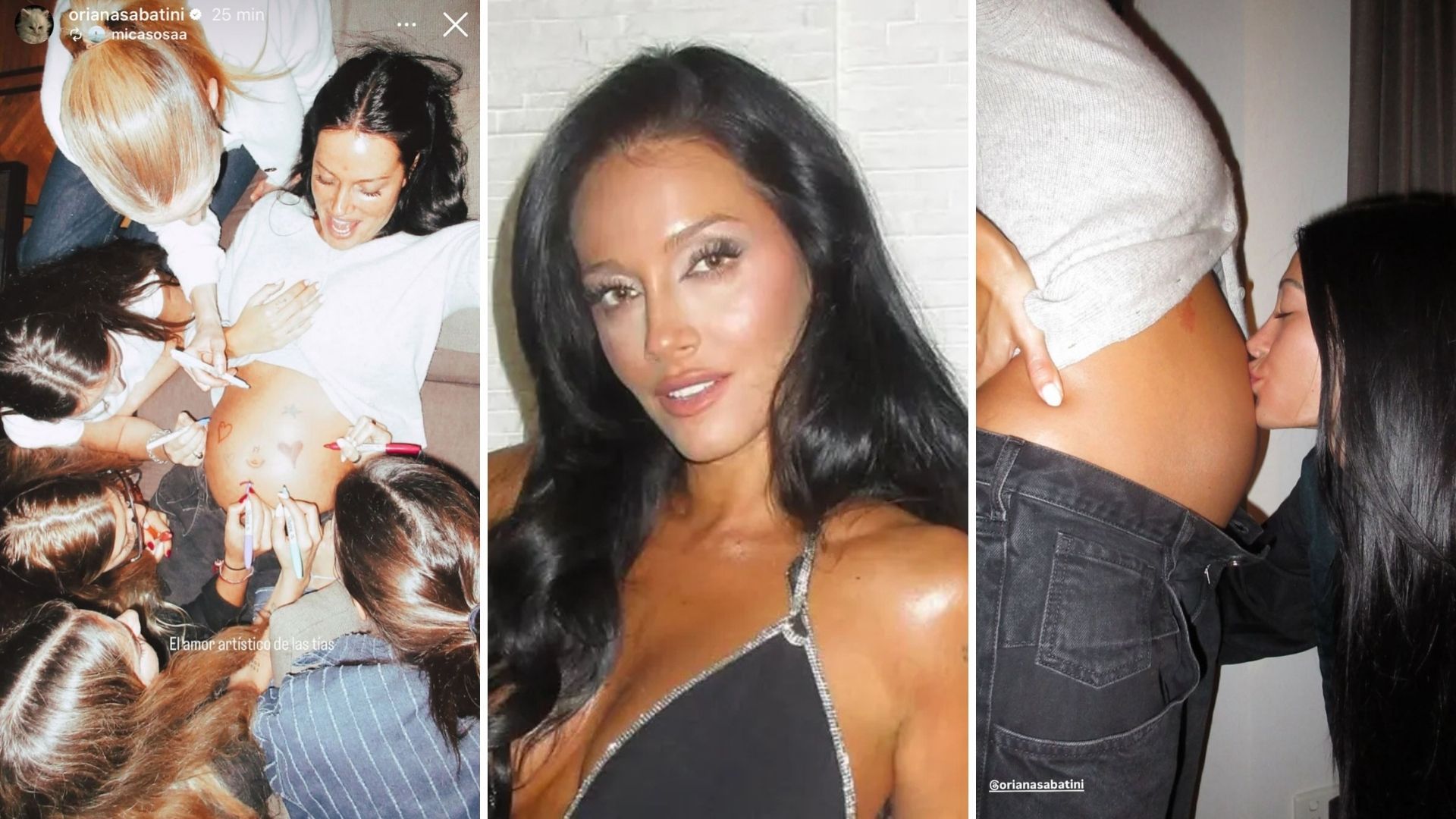 Las fotos del baby shower de Oriana Sabatini con su hermana Tiziana y amigas