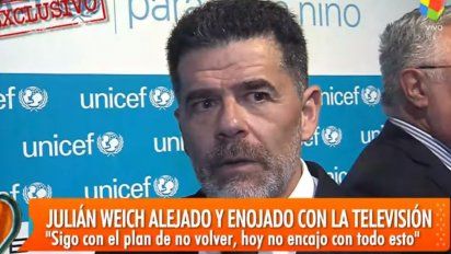 Julian Weich despotrica contra la televisión actual y acusa a Zampini de hacer el mismo programa que él hizo hace tres años 