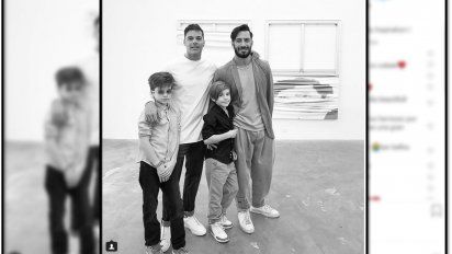 La foto de Ricky Martin con su pareja y sus mellizos que recorre el mundo
