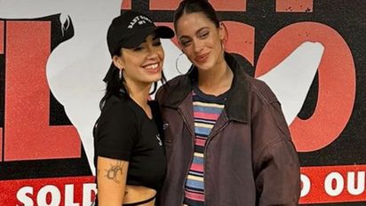 El maravilloso encuentro de Tini Stoessel y Lali Espósito en un recital