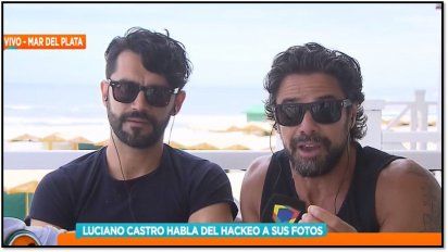 Luciano Castro habló de la viralización de sus fotos: ''He visto a muchos que se reían de mí y después lloran y piden piedad en cámara''