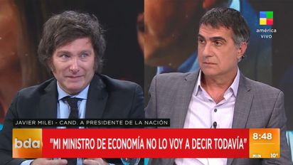 Rating de 'BDA', el ciclo de Antonio Laje, con Javier Milei como invitado