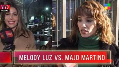 La guerra del reality se volvió real: Fuerte cruce entre Majo Martino y Melody Luz en 