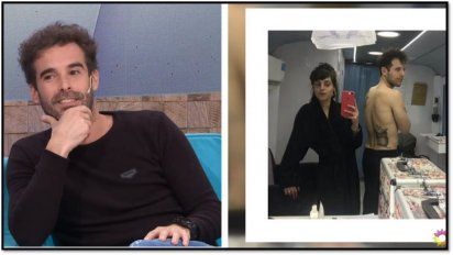 Nicolás Cabré mostró a su doble para las escenas de sexo y para demostrarle a Echarri que no miente