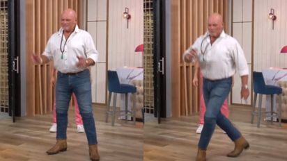 'Polémica en el Bar': Alfa mostró su talento para el baile en vivo