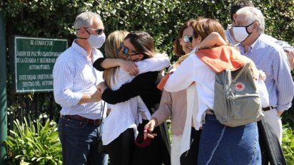 Elsa Serrano fue despedida en un cementerio de Pilar 