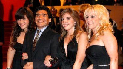 La última foto de Diego Maradona y Claudia Villafañe
