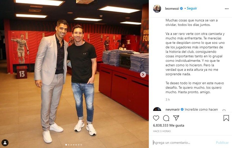 ¡Con todo! Lionel Messi le tiró duro a Bartomeu por la salida de Suárez 