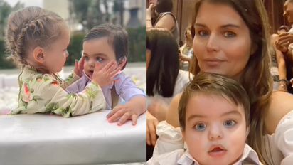 El elegante look de Cosimo, el hijo de Angie Balbiani, para el cumpleaños de Ana García Moritán