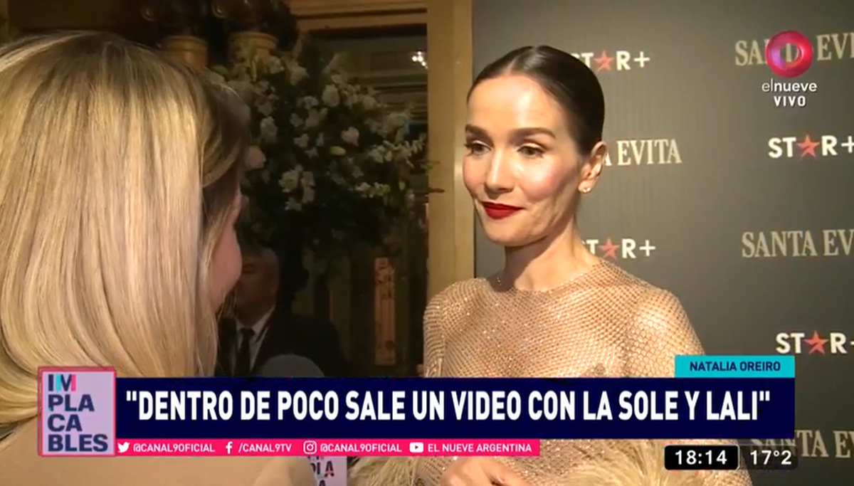 Natalia Oreiro, Lali Espósito y Soledad Pastorutti juntas en un nuevo