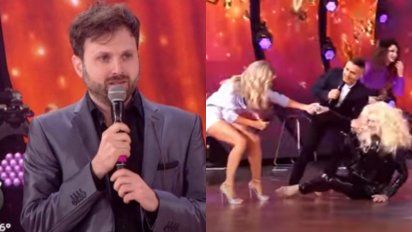 Dan Breitman habló sobre su caída al aire por usar lo tacos de Moria Casán