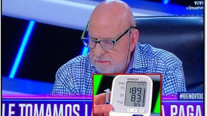 Pagani va a terapia y analiza retirarse del medio: le tomaron la presión en vivo y estaba altísima