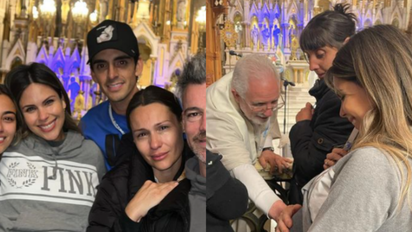 Barby Franco se sumó a la peregrinación a Luján, esta vez para agradecer