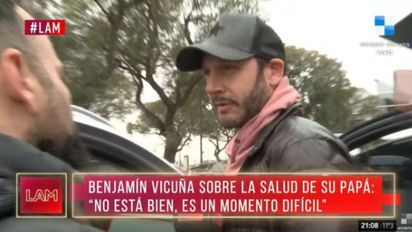 Lo que dijo Benjamín Vicuña a su regreso de Chile en medio de la enfermedad de su padre