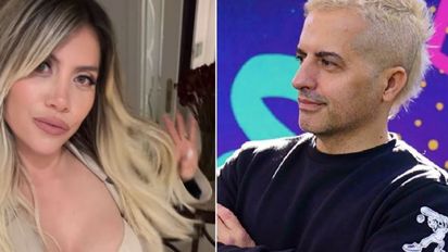 La reacción de Wanda Nara al llamar nuevamente a Ángel de Brito en vivo
