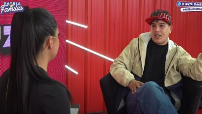 Las contundentes frases de Thiago Medina durante el mano a mano con Daniela Celis en Luzu TV