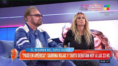 El rating de América TV en la segunda noche con Sabrina Rojas y Tartu, sin Baby Etchecopar
