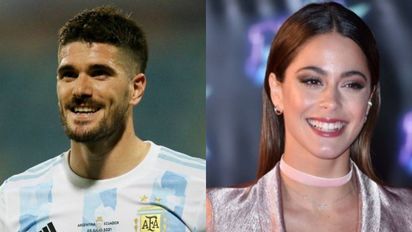Rodrigo de Paul le dejó un bello mensaje a Tini Stoessel en redes