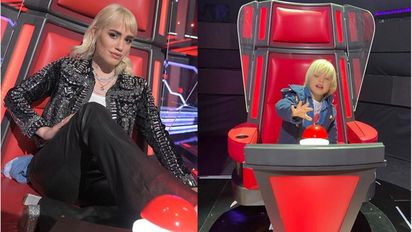 Lali Espósito y un divertido momento en La Voz Argentina