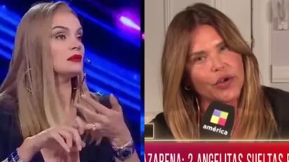 Nazarena Vélez lapidaria con Eliana Guercio