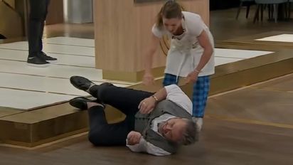 Donato De Santis y Paula Pareto protagonizaron una desopilante escena