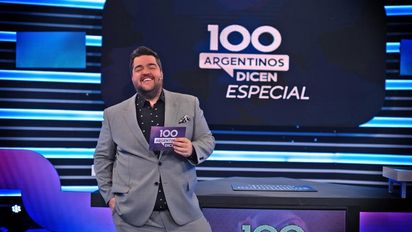 Darío Barassi, conductor de 100 Argentinos Dicen