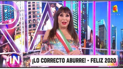 Moria Casán volvió renovada y super enamorada:''te adoro, sos el hombre de mi vida''