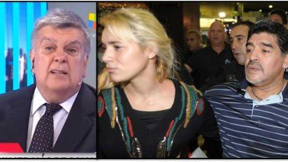 Polémica versión de Ventura: Rocío Oliva habría tirado por una escalera a Maradona