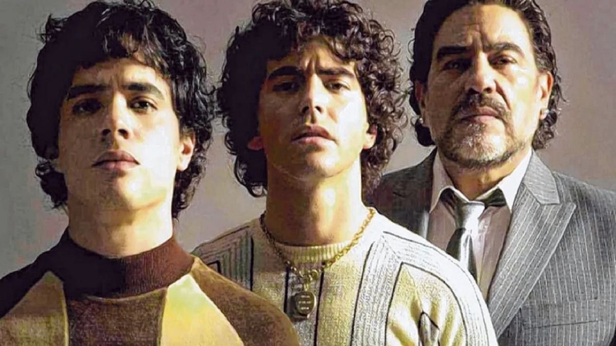 En Intrusos se filtraron imagenes de la serie que cuenta la vida de Diego Maradona Sueño Bendito 
