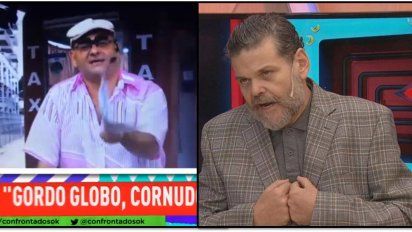 Casero se metió con los uruguayos y en un programa de tv le dijeron: ''Gordo globo, cornudo y facho''